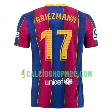 FC Barcellona Antoine Griezmann 17 Maglia Prima 2020/2021 Manica Corta
